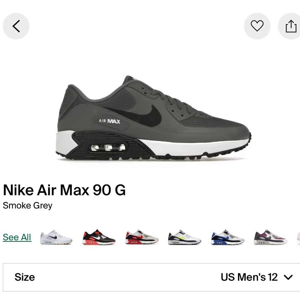 Nike Air Max 90 G Gray